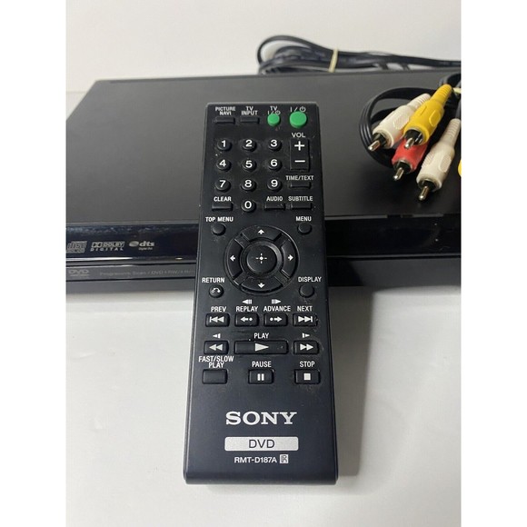Sony CD/DVD Player DVP-SR200P w/Remote Control Tested Fully Functional - Picture 3 of 16
